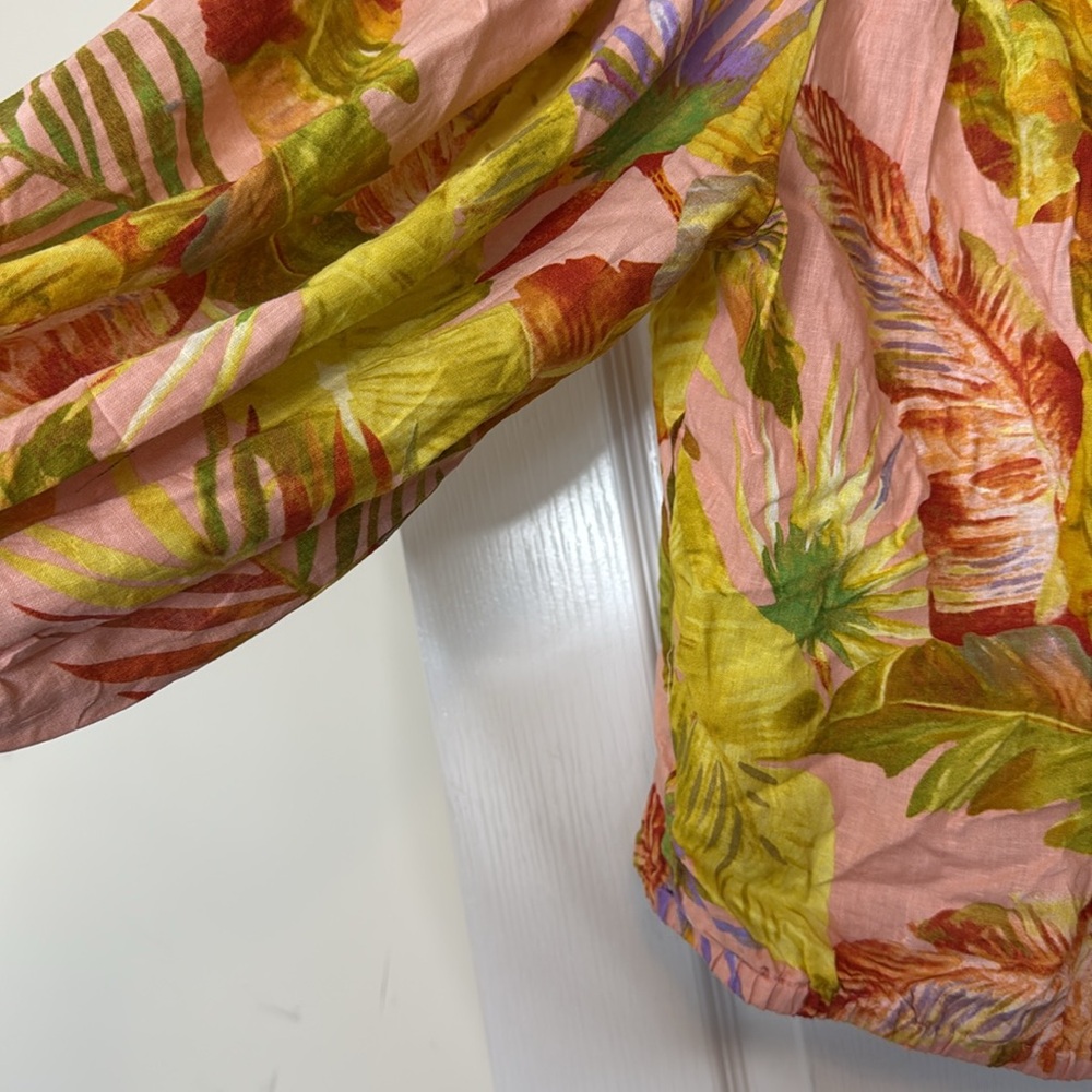 Rachel Rachel Roy Off Shoulder Linen Blend Top XL - Picture 6 of 12